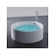 Crystal 1400x1400 freestanding bath