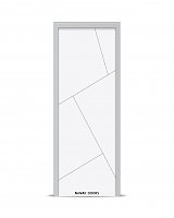 Canberra Style Semi Solid Door